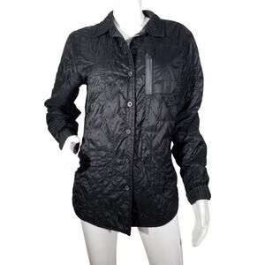 Lululemon Women’s Black Quilted Shirt Jacket Size 6 Casual Lightweight